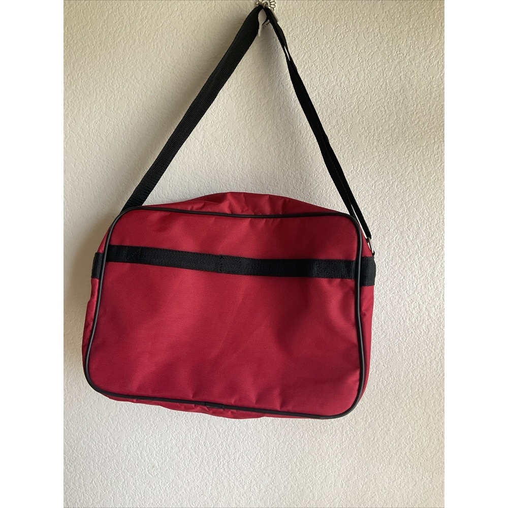 American Tourister Carry On Shoulder Travel Overnight Shoulder Bag Airline Red - Picture 6 of 11